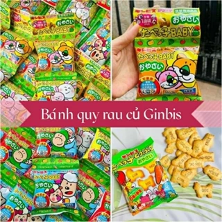 Bánh quy DHA Ginbis hình thú cho bé học tiếng Anh