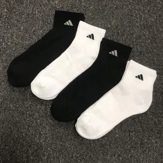 [ HÀNG XUẤT MỸ]Tất vớ adidas cổ trung nam nữ hàng VNXk dư xịn dày đẹp êm chân thoáng khí chất cotton có đệm xù