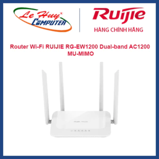 [Mã 99ELHA giảm 7% đơn 300K] Bộ Phát WiFi RUIJIE RG-EW1200 Dual-band AC1200 MU-MIMO
