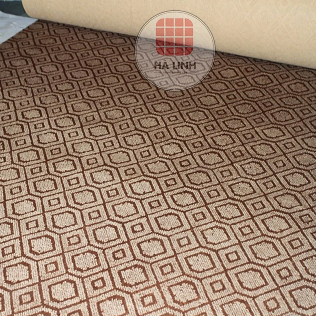 Thảm nỉ trải lót sàn phòng khách dạng cuộn trải văn phòng JACQUARD 2 màu, thảm sự kiện hội nghị