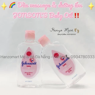 Dầu massage dưỡng ẩm Johnson's Baby Oil 200ml