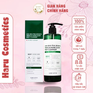 Sữa Tắm Some By Mi AHA-BHA-PHA 30 Days Miracle Acne Clear Body Cleanser Làm Sạch Mụn Cơ Thể, Cải Thiện Mụn Trên Da 400g