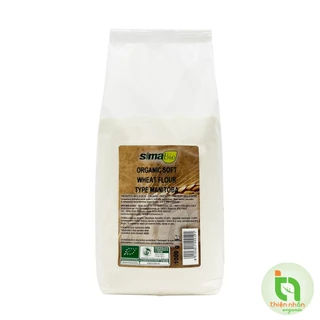 Bột mì Manitoba hữu cơ Sima Bio 1kg Organic Soft Wheat Flour Type Manitoba