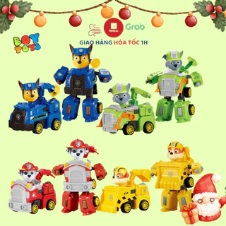 Đồ chơi chó cứu hộ Paw Patrol lắp ráp biến hình 2 trong 1 cho bé thỏa sức vui chơi