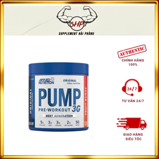 [Chính hãng] (Có 250mg Caffeine) Bột uống Applied Nutrition Pump 3G Pre Workout tăng thể lực tỉnh táo tại SHP