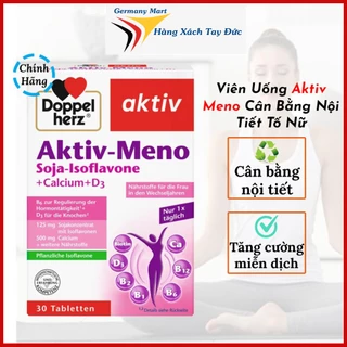 [Chính Hãng Đức] Viên uống cân bằng nội tiết tố nữ Aktiv Meno, chăm sóc sức khỏe phụ nữ tiền mãn kinh và mãn kinh - 30V