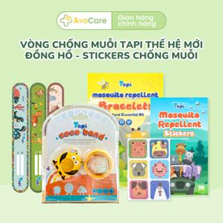 Chống muỗi cho bé - Vòng chống muỗi đa năng cho bé Tapi thế hệ mới - đeo tay chân & treo đồ dùng