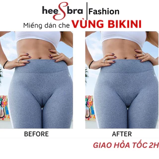 Miếng dán silicon che rãnh vùng kín chống lộ hàng khi mặc đồ bơi, bikini, legging tập gym,chụp ảnh HeeS111