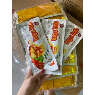 bịch 30 gói snack nem tôm đậm vị đồ ăn vặt trường học date luôn mới