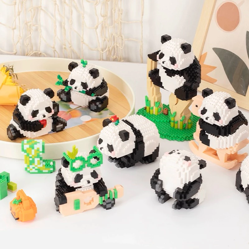 [VỀ HÀNG] HỎA TỐC Bộ đồ chơi lắp ghép Panda Vườn Trúc - Mô hình 3D CHAOLECHUANG Nanoblock