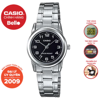 Đồng hồ dây da Casio Nữ LTP-V001 chính hãng bảo hành 1 năm Pin trọn đời