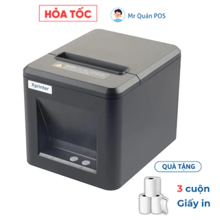 Máy in hóa đơn Xprinter T80U in bill k80 từ máy tính, sử dụng với mọi phần mềm quản lý bán hàng