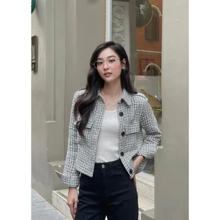 Áo khoác nữ TWEED JACKET chất liệu Tweed cao cấp STYLE BY SHE