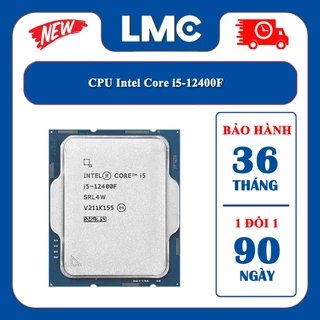 CPU Intel Core I5 12400F (LGA 1700, 4.4Ghz, 6 nhân 12 luồng, 18MB Cache, 65W) TRAY