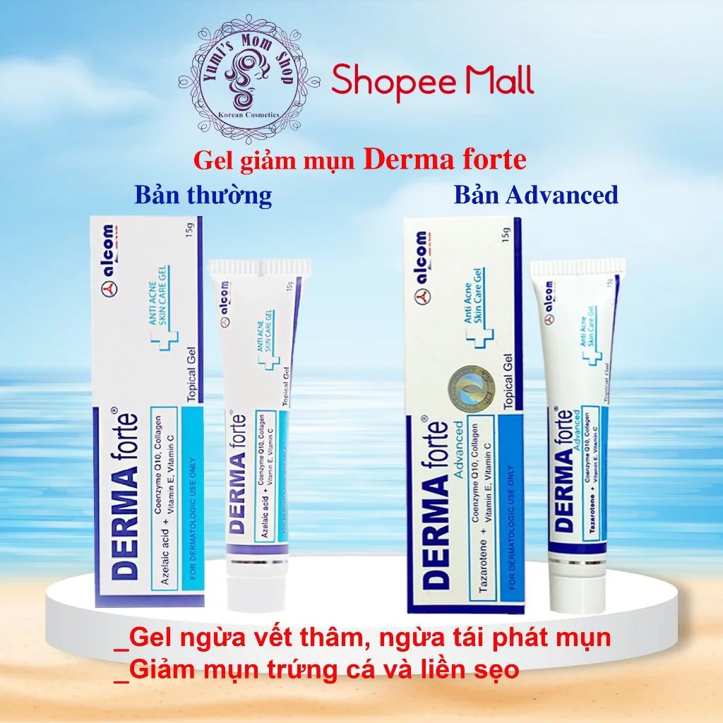 Gel Mờ Thâm Mụn Gamma Derma Forte Giảm Viêm 15g