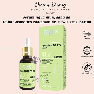 Serum ngừa mụn, giảm viêm, sáng da DELIA Cosmetics Niacinamide 10% + ZinC SERUM 30ml