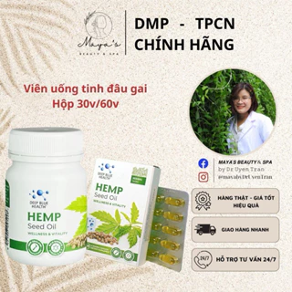 VIÊN UỐNG TINH DÀU HẠT GAI, GIÀU OMEGA 3,6,9 PROTEIN VÀ KHOÁNG CHẤT, HỖ TRỢ SỨC KHỎE VÀ LÀN DA (HỘP 60 VIÊN NANG MỀM))