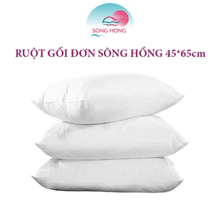 Ruột Gối Đơn Sông Hồng Chính siêu nhẹ mềm mịn êm 45x65cm