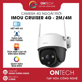 Camera 4G Ngoài Trời IMOU Cruiser S21FTP dùng sim 4G quay quét 360 độ, đàm thoại 2 chiều, quay màu ban đêm