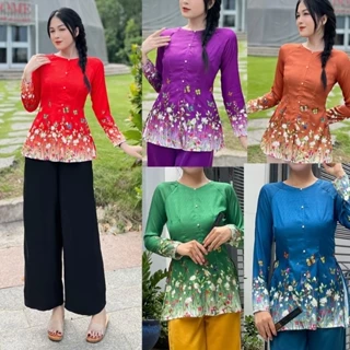 Set bộ bà ba in 3D siêu dễ thương SET01- Lady Fashion -Khánh Linh Style