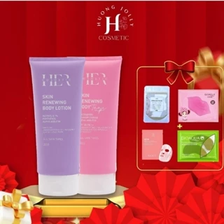 Kem Body Dưỡng Trắng Dưỡng Ẩm Da Her Cosmetic, Body TREATMENT, RETINOL, NIACINAMIDE, ALPHA  ARBUTIN, Xoá Mờ Thâm Sạm