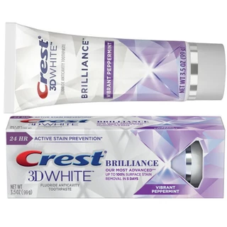 kem đánh răng Crest 3D White Brilliance 99g New