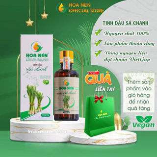 Tinh dầu Sả Chanh Hoa Nén [NGUYÊN CHẤT] Tinh dầu xông phòng hiệu quả, mùi hương dịu nhẹ