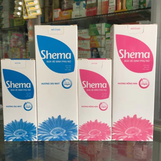 NƯỚC RỬA PHỤ KHOA SHEMA LÁ ĐÔI chai 100ml và 200ml