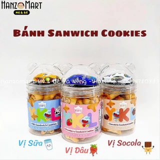 Bánh ăn dặm cho bé bánh quy Sandwich Cookies 60g