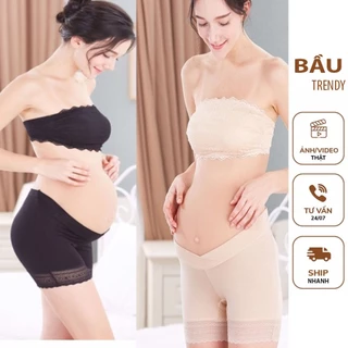 QUẦN TRONG VÁY Q7-QUẦN BẦU MẶC TRONG VÁY CHẤT COTTON LẠNH CO GIÃN 4 CHIỀU THẤM HÚT MỒ HÔI THOẢI MÁI SUỐT THAI KỲ FRESIZE