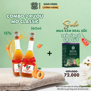 Combo 2 chai mơ Mohodo lên men 360ml