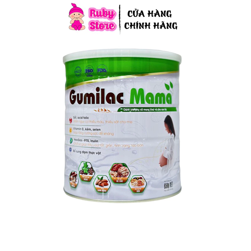 R2 [Chính hãng] Sữa hạt bầu Gumilac mama - Đầy đủ dinh dưỡng cho mẹ bầu