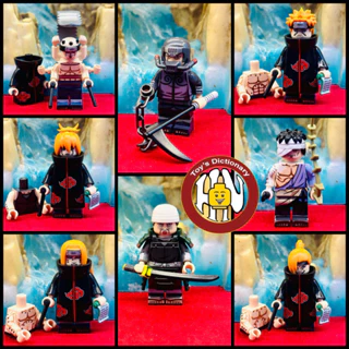 [ Có Sẵn ] Naruto 4 Pain Đồ chơi Lắp ráp Nhân vật Naruto Minifigures Mô hình Hoạt hình Nhân vật Làng Lá WM6112