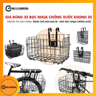 Rổ Treo Xếp Gấp Gọn Sơn Tĩnh Điện Siêu Tiện Lợi Cho Các Dòng Xe Đạp Thể Thao