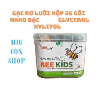 Gạc rơ lưỡi Bee Kids làm sạch và bảo vệ răng miệng cho bé mẫu mới 2023