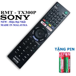 REMOTE ĐIỀU KHIỂN TIVI SONY SMART RMT-TX300P HÀNG HÃNG-TẶNG PIN [HÀNG XUẤT MALAYSIA]