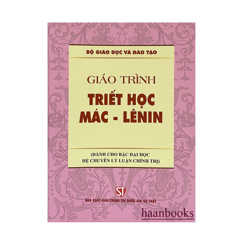 Sách - Giáo trình triết học Mác-Lênin (Dành cho bậc đại học hệ CHUYÊN lý luận chính trị)