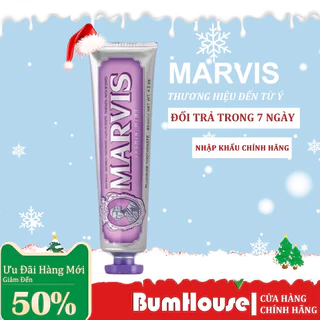 [HÀNG CÔNG TY] Kem Đánh Răng Marvis Jasmin Mint 85ml - Màu Tím