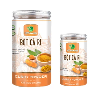 Bột Cà Ri sấy lạnh nguyên chất NTPowder 200g / 100g - Nhất Tín Food