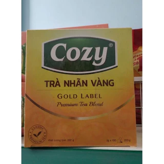 Trà nhãn vàng Cozy 100 túi x 2g