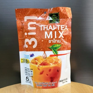 túi nhỏ (ĐỎ) 100g / 5 gói - TRÀ SỮA THÁI ĐỎ HÒA TAN / THÁI LAN / RANONG TEA 3 in 1 Instant Thai Tea Mix (HALAL)