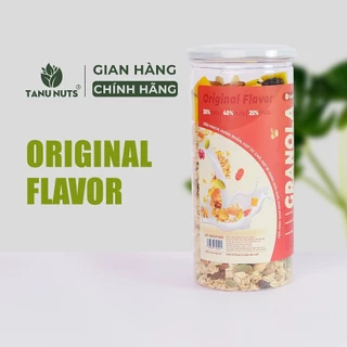 Granola siêu hạt TANU NUST vị truyền thống 35% yến mạch, ngũ cốc granola mix hạt dinh dưỡng giảm cân, tốt bà bầu