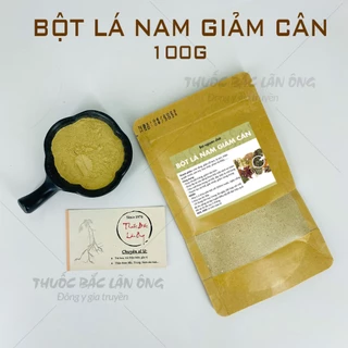 100g Bột lá nam giảm cân 10 vị Giảo Sơn Cúc (Thanh lọc cơ thể, giảm mỡ máu, mỡ gan) - Lãn Ông