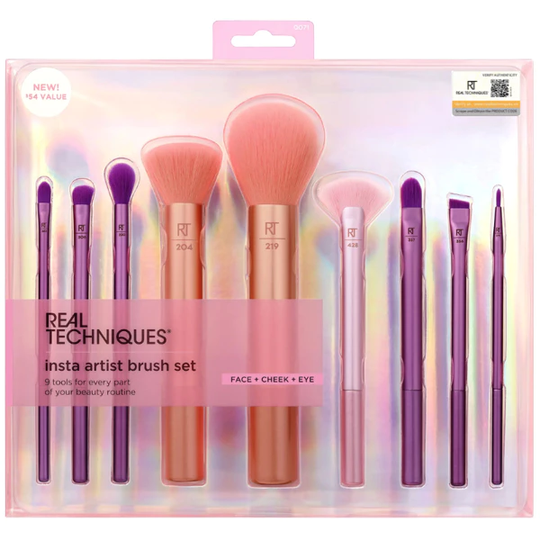 Bộ cọ trang điểm Real Techniques 9pcs insta artist brush set