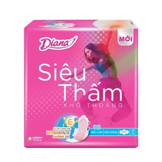 Băng vệ sinh Diana siêu mỏng cánh 8 miếng