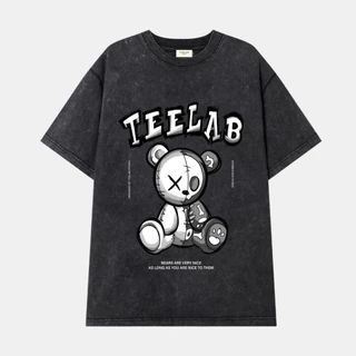 Áo Thun Nam Nữ Teelab Local Brand Chất liệu Cotton Form Oversize GRIZZLY BEAR TIYDIE TS172