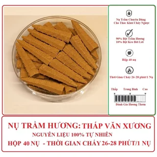 Nụ trầm hương hình Tháp Văn Xương sử dụng cho thờ cúng, xông nhà