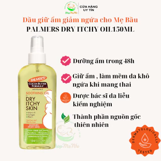 Dầu dưỡng ẩm và làm mềm dịu da khô ngứa Palmer’s Soothing Oil for Dry Itchy Skin 150ml.