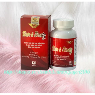 Nhau Thai Cừu COLLAGEN ROSE & BEAUTY Kingphar Hộp 60 viên - Mờ Nám, Đẹp Da, Cân Bằng Nội Tiết Tố (Hộp 60 Viên)