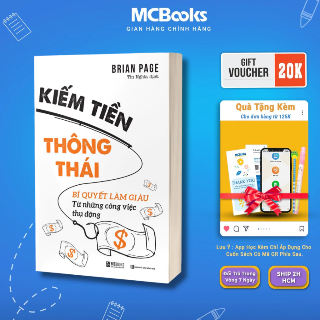 Sách - Kiếm Tiền Thông Thái: Bí Quyết Làm Giàu Từ Những Công Việc Thụ Động - MCBooks